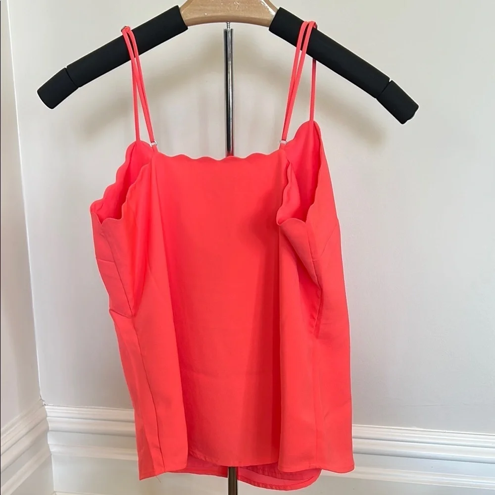 J. Crew Coral Sleeveless Camisole Top BNWT